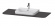 Столешница Duravit Happy D.2 Plus 16x1300x550m для тумбы #HP4932, HP4942, HP4952 ,HP4962, HP4972 с вырезом под 1 раковину, цвет: graphite supermatt (HP031KM8080)