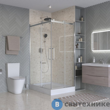 картинка Душевой уголок BelBagno MARINO-2-AH-2-120/90-C-CR без поддона