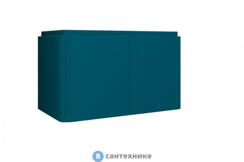 Тумба под раковину Cezares STYLUS подвесная, с четырьмя выдвижными ящиками 55228 Blu Petrolio, 94x48x55