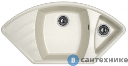 картинка Кухонная мойка Dr. Gans Габи, белый CMc (25.050.E1015.401)
