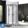 картинка Душевой уголок BelBagno UNO-195-R-2-90-P-NERO 900x900x1950, без поддона