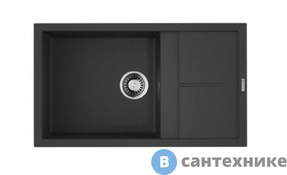 картинка Кухонная мойка OMOIKIRI Sumi 86-BL черный (4993646)