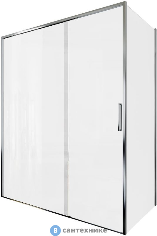 Душевой уголок Aquanet Pleasure Evo 160x80 AE65-160x80-CT без поддона, профиль хром, прозрачное стекло (324128)