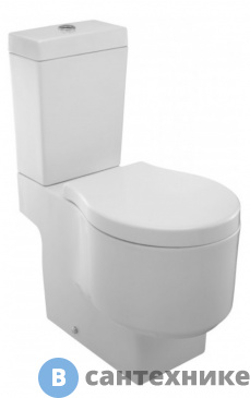 картинка Унитаз Jacob Delafon FORMILIA VIRAGIO 4449K-00 выпуск vario, сиденье с микролифтом /66х36/ (бел) (без бачка)