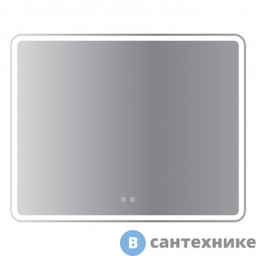 картинка Зеркало BelBagno SPC-MAR-1000-800-LED-TCH-SND со встроенной подсветкой, голосовым управлением и подогревом, 1000x30x800