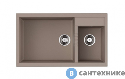 картинка Кухонная мойка OMOIKIRI Tedori 86-2-LB-SA бежевый (4993934)