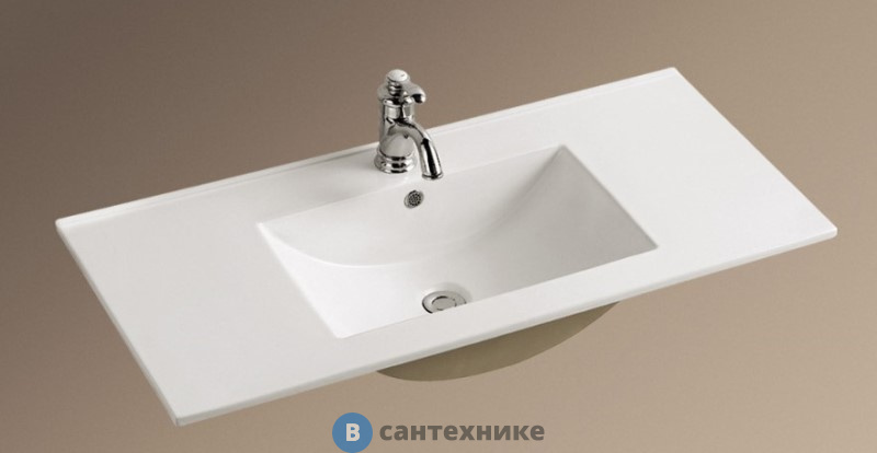 Раковина WELTWASSER DEILBACH 7506-100 подвесная (1010х470х180)