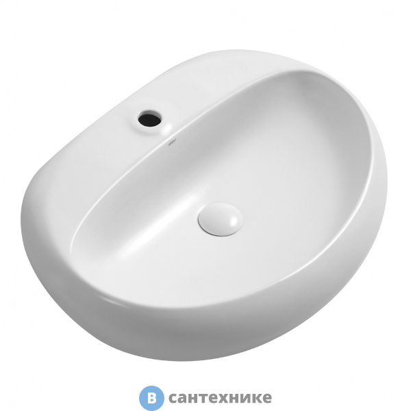 Раковина ABBER Bequem AC2112 белая накладная