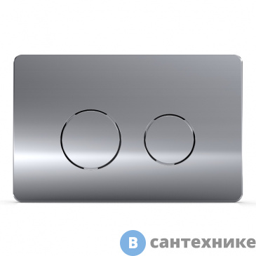 картинка Клавиша смыва AZARIO хром глянцевая (круглая) (AZ-8200-0084/AZ-P57-0120)