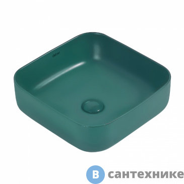 картинка Раковина ABBER Rechteck AC2211MBG темно-зеленая матовая накладная