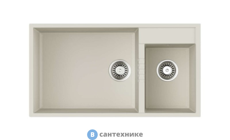 Кухонная мойка OMOIKIRI Tedori 85-2-U-WH белый (4993943)