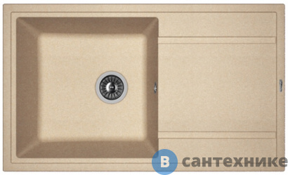 картинка Кухонная мойка FLORENTINA Липси 860, песочный FG (20.130.D0860.107)