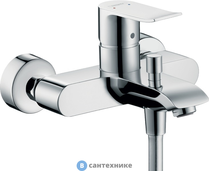 Смеситель Hansgrohe 31480000 Metris для ванны
