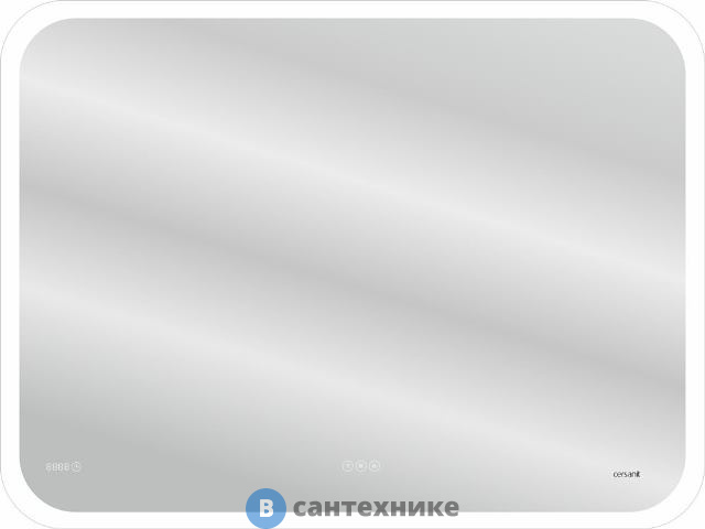 Зеркало Cersanit LED 070 pro 100*70, с подсветкой, сенсор, антизапотевание (KN-LU-LED070*100-p-Os)
