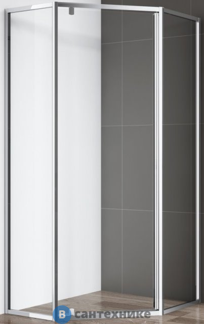 Душевой уголок Cezares ECO-O-P-1-90-C-Cr 900x900x1950 без поддона