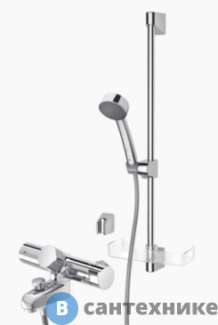 картинка Смеситель Oras Optima 7248 для ванны и душа, с душевым комплектом