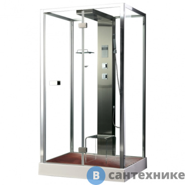 картинка Душевая кабина Acquazzone Helena 120SW-L с паром