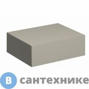Шкафчик Geberit XENO 500.507.00.1 боковой низкий с одим ящиком /58х20х46,2/ (серый матовый)