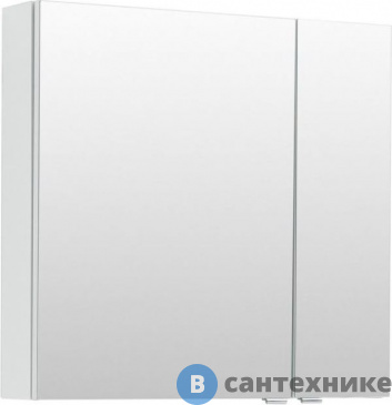 картинка Зеркало-шкаф Aquanet Порто-70 белый (241748)