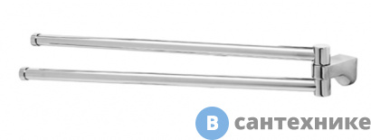 картинка Держатель полотенец WasserKRAFT Kammel K-8331 рога металл, хромоникелевое покрытие