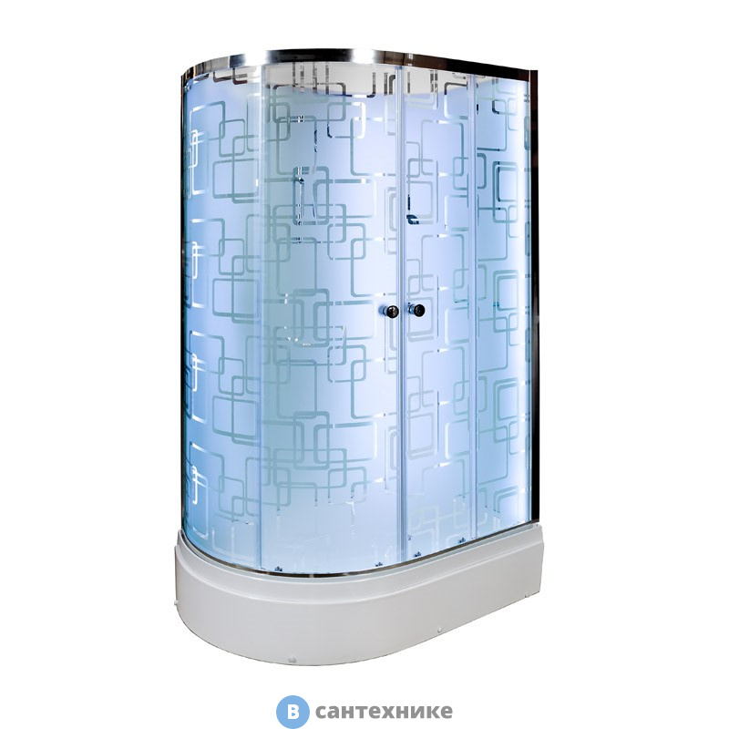 Душевая кабина DTO EM2712RN LED