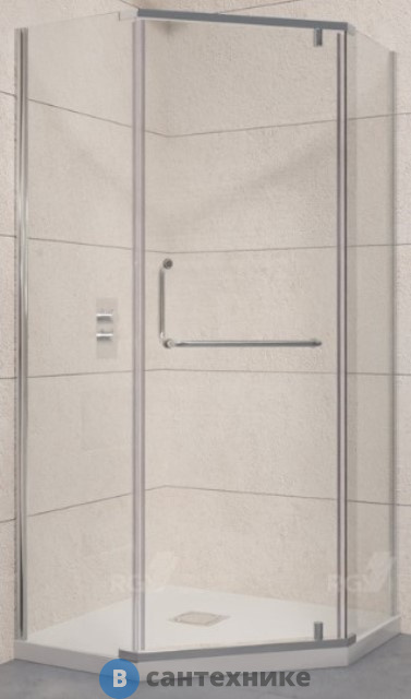 Душевой уголок RGW PA-081 хром/Прозрачное/6 мм 100*100*195 (35088100-11), без поддона