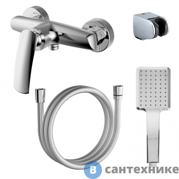 картинка Смеситель AZARIO REULEAUX AZ-VWF338296C для душа с полным душевым набором, хром