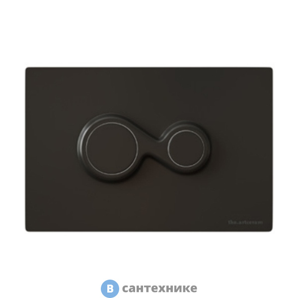 Смывная клавиша ArtCeram MONET 701.000.17 чёрный матовый (701.000.17)