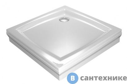 картинка Душевой поддон Ravak PERSEUS-100 PP белый (A02AA01510)