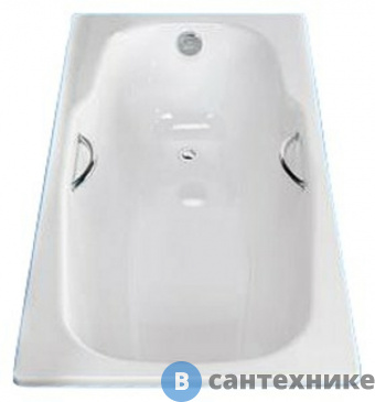 картинка Стальная ванна BLB ATLANTICA 1800X800 с отв. для ручек 2,3 мм (B80AS2001), без ножек сифона и ручек