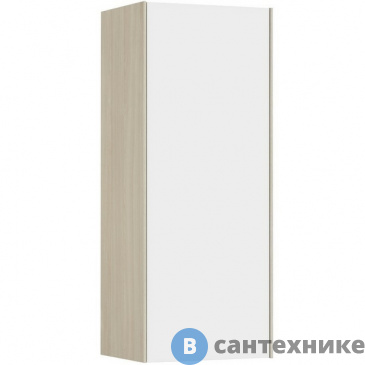 картинка Шкаф навесной Акватон Асти Белый/Ясень Шимо (1A262903AX010)