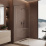 Душевая перегородка Vincea Волк-Ин (Walk-In) VSWL-7HS800CLGM, 800*2000, вороненая сталь, стекло прозрачное