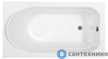 картинка Акриловая ванна Aquanet WEST 130*70 к/с69 (205300)