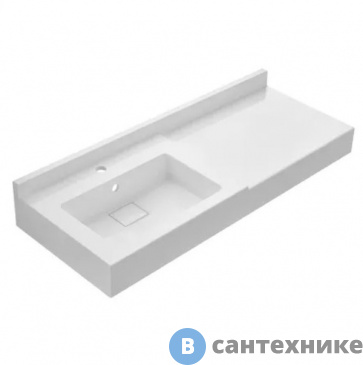 картинка Раковина Акватон Сакура 1200 белая (1A71893KSK010)