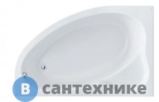 Ванна акриловая Santek Эдера 170х110 левосторонняя (1WH111995), без каркаса и сифона