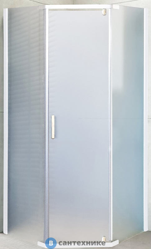 Душевой уголок Royal Bath RB 110TR-C 110х110х185 (матовое) (RB110TR-C), без поддона