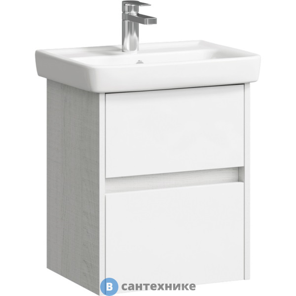 Тумба под раковину Aqwella CITY 50 CI0105DK (подвесная, дуб канадский)