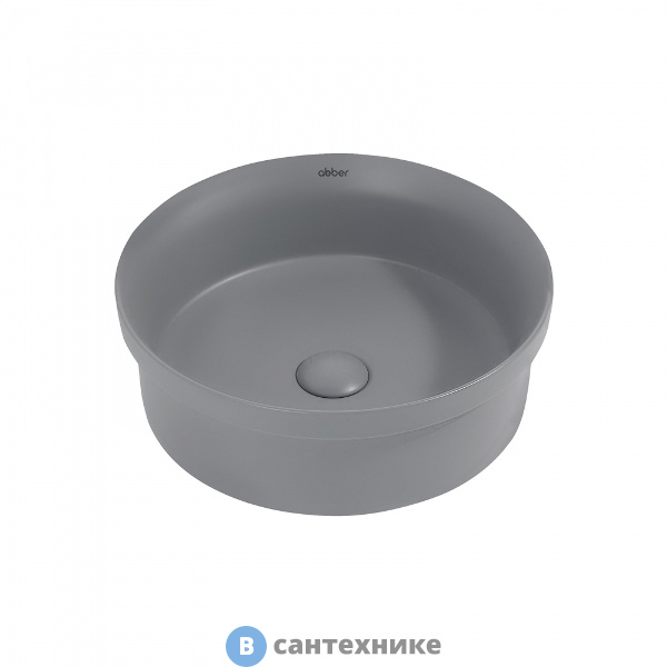 Раковина ABBER Bequem AC2103MG серая матовая накладная