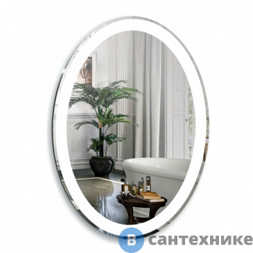 картинка Зеркало AZARIO Италия 570х770 LED подсветка, сенсор выкл (ФР-00000846)