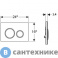 картинка Смывная клавиша Geberit Sigma21 115.884.JK.1, для двойного смыва, металлический хромированный: хромированный