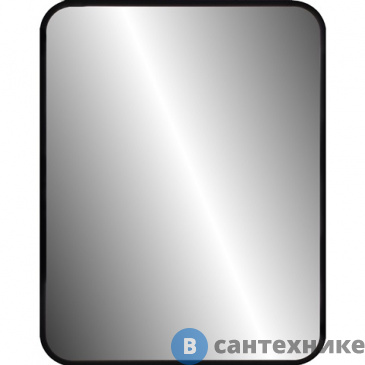 картинка Зеркало Континент Сидней черное 600х800 в МДФ раме (Б204)