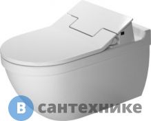 Унитаз подвесной Duravit Starck 3 2226590000 620х370 мм для крышки-биде Sensowash, без сиденья
