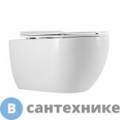 Унитаз подвесной Art & MAX SIENA безободковый с креплением, AM221CHR