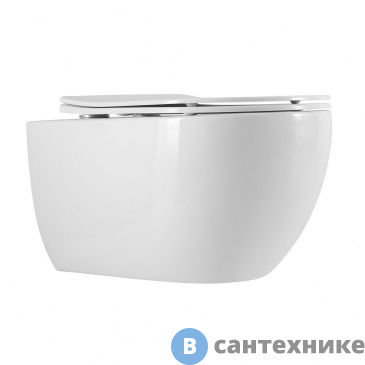 картинка Унитаз подвесной Art & MAX SIENA безободковый с креплением, AM221CHR