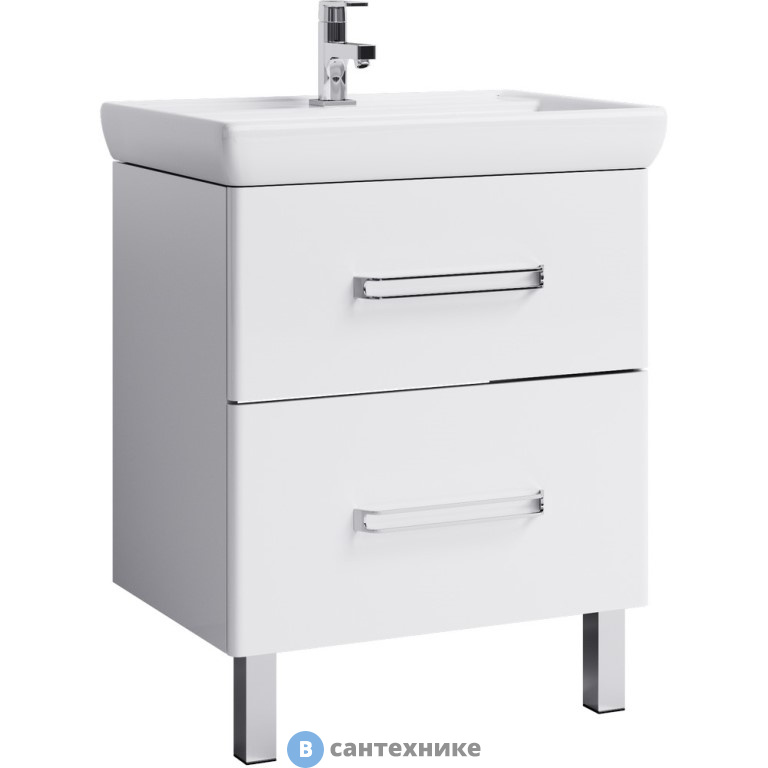 Тумба под раковину Aqwella NEO 70 Neo.01.07 (напольная, белый)
