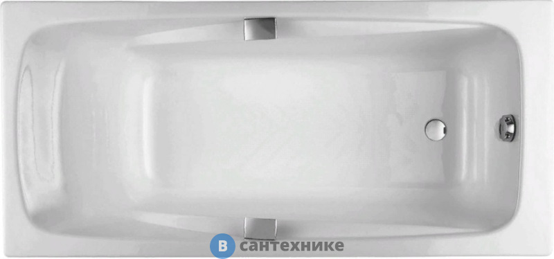 Чугунная ванна Jacob Delafon REPOS E2929 (160x75), без ножек и сифона