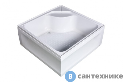 картинка Душевой поддон WEMOR 90/41 S квадратный 900*900*410 мм (10000006060)
