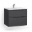 Тумба под раковину Jorno Slide 75 подвесная, антрацит (Sli.01.75/P/A)