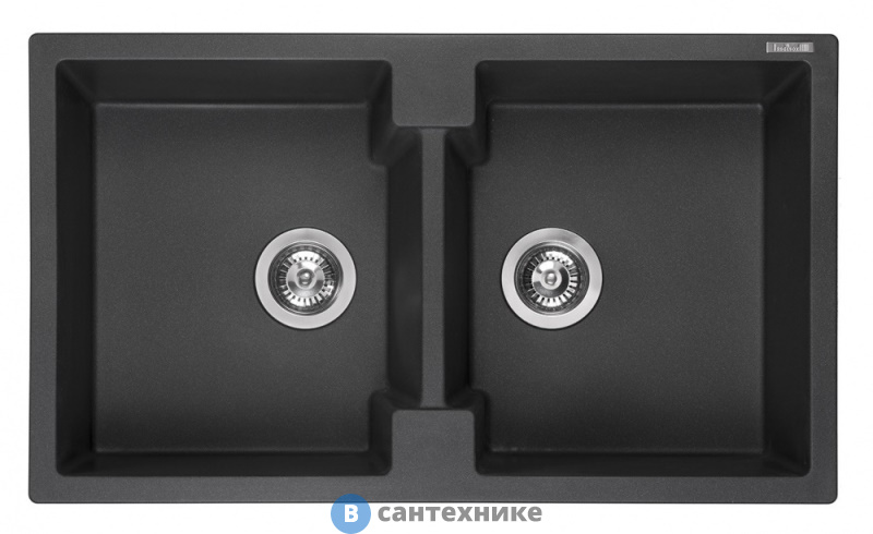 Кухонная мойка Reginox Amsterdam 20 Black Silvery 3,5" (R31001)