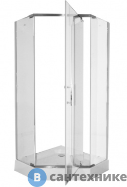 картинка Душевой уголок Parly ZPE91T (90*90*195)